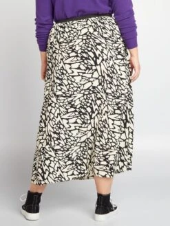 Falda Largo Medio Con Estampado All Over - TAQUIMIL -Zalaris Tienda falda largo medio con estampado all over taquimil aev50 4 frb3