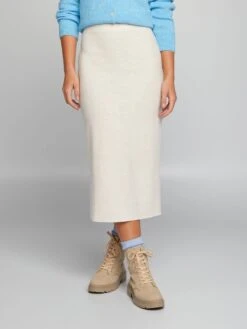 Falda Midi De Punto - Beige 5 Falda Midi De Punto - Beige -Zalaris Tienda falda midi de punto beige azz70 1 frb2