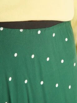 Falda Midi De Punto De Crepé - GREENDOTB8 -Zalaris Tienda falda midi de punto de crepe greendotb8 adv71 2 frb4