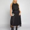 Falda Midi De Tul 'Only Carmakoma' - NEGRO 1 -Zalaris Tienda falda midi de tul only carmakoma negro 1 aud36 2 frb1