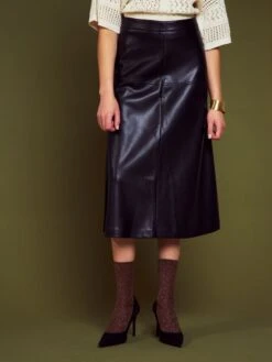 Falda Midi Evasé - Negro -Zalaris Tienda falda midi evase negro aeb14 1 frb6