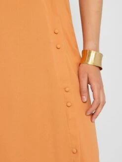 Falda Midi Georgette - MARRON -Zalaris Tienda falda midi georgette marron ajy89 1 frb4