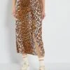 Falda Midi - Leopardo