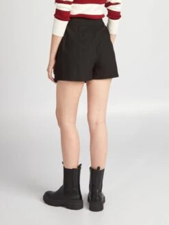 Falda Pantalón De Rayas - Negro -Zalaris Tienda falda pantalon de rayas negro agj43 2 frb3