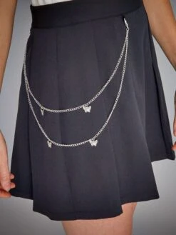 Falda Plisada De Talle Alto - NEGROP3 -Zalaris Tienda falda plisada de talle alto negrop3 ady55 2 frb3