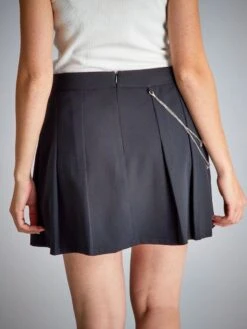 Falda Plisada De Talle Alto - NEGROP3 -Zalaris Tienda falda plisada de talle alto negrop3 ady55 2 frb5