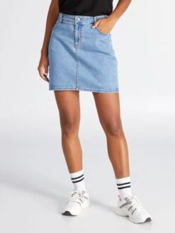 Falda Vaquera Corta - AZUL -Zalaris Tienda falda vaquera corta azul xb225 2 frb3