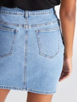 Falda Vaquera Corta - AZUL -Zalaris Tienda falda vaquera corta azul xb225 2 frb6