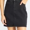 Falda Vaquera Corta - Negro 2 Falda Vaquera Corta - Negro -Zalaris Tienda falda vaquera corta negro xb225 3 frb1
