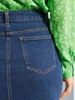 Falda Vaquera De Tubo - AZUL -Zalaris Tienda falda vaquera de tubo azul yx782 1 frb5