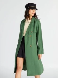 Gabardina Vaporosa - VERDE