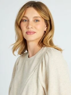 Jersey De Lactancia - BEIGE -Zalaris Tienda jersey de lactancia beige akq61 1 frb5