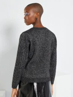 Jersey De Punto Lúrex 'JDY' - Negro -Zalaris Tienda jersey de punto lurex jdy negro zm095 1 frb3