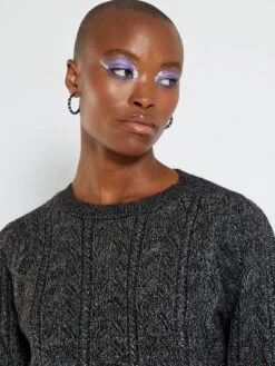 Jersey De Punto Lúrex 'JDY' - Negro -Zalaris Tienda jersey de punto lurex jdy negro zm095 1 frb4