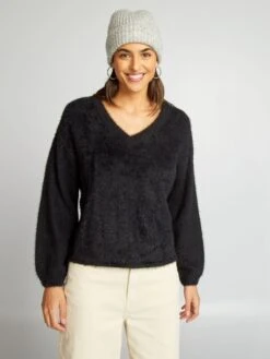 Jersey De Punto Suave - Negro -Zalaris Tienda jersey de punto suave negro amv92 1 frb4