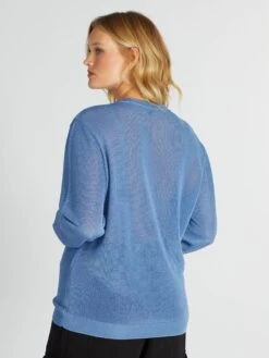 Jersey De Rejilla De Manga Larga - AZUL -Zalaris Tienda jersey de rejilla de manga larga azul bac19 1 frb4