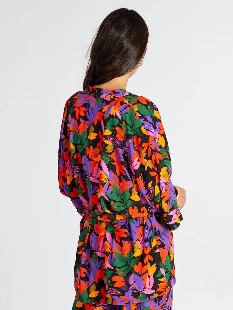 Kimono De Playa Multicolor - ROSA 5 Kimono De Playa Multicolor - ROSA - Imagen 3