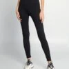 Legging De Canalé - Negro