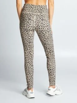 Legging De Deporte Con Estampado De 'leopardo' - BEIGE -Zalaris Tienda legging de deporte con estampado de leopardo beige ajj54 1 frb3