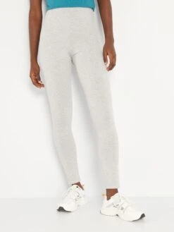 Legging De Deporte Liso - Gris