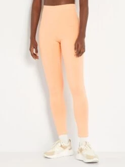 Legging De Deporte Liso - Naranja