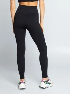 Legging Deportivo De Punto De Canalé - Negro -Zalaris Tienda legging deportivo de punto de canale negro zs120 3 frb3