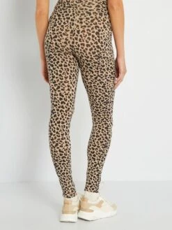Legging Premamá Con Motivo De 'leopardo' - MARRON -Zalaris Tienda legging premama con motivo de leopardo marron zr327 2 frb3