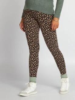 Legging Premamá Estampado De Material Ultrasuave - BIBETE