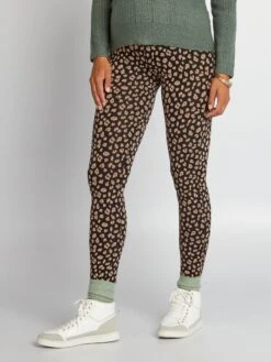 Legging Premamá Estampado De Material Ultrasuave - BIBETE -Zalaris Tienda legging premama estampado de material ultrasuave bibete ajo45 4 frb5