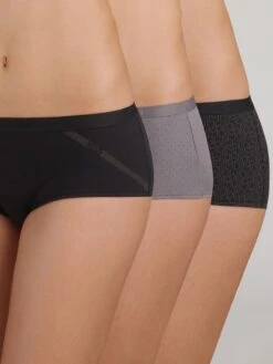 Lote De 3 Shorties DIM 'Les Pockets' - Negro