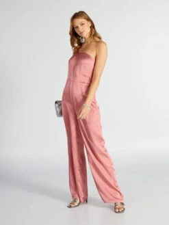 Mono Asimétrico Satinado - Salmón