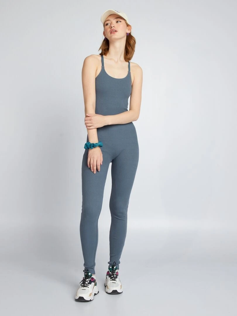 Mono Con Tirantes Cruzados - TORMENTA GRIS 4 Mono Con Tirantes Cruzados - TORMENTA GRIS - Imagen 2