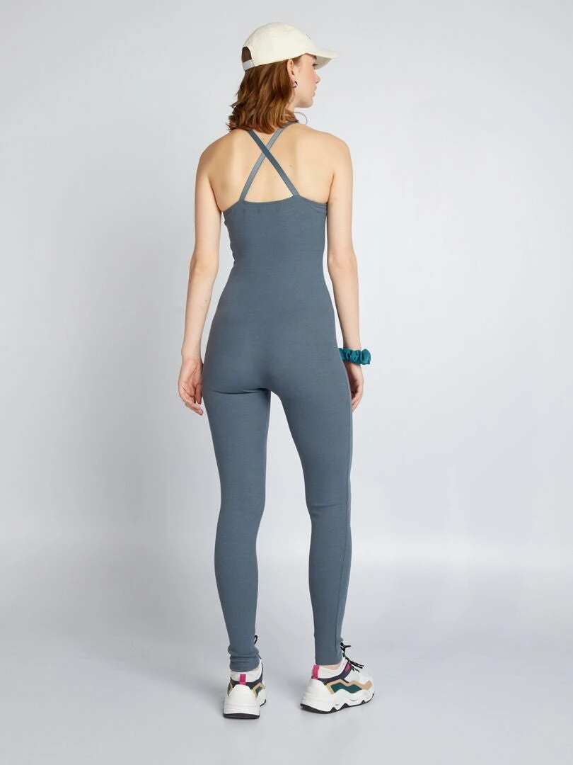 Mono Con Tirantes Cruzados - TORMENTA GRIS 5 Mono Con Tirantes Cruzados - TORMENTA GRIS - Imagen 3