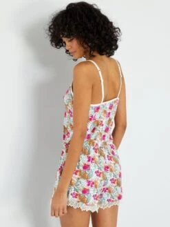 Mono Corto 'Mojito Lingerie' - BEIGE -Zalaris Tienda mono corto mojito lingerie beige zs578 1 frb4