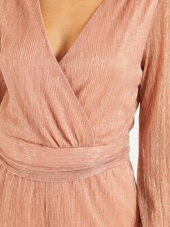 Mono Corto Plisado Brillante - ROSA 11 Mono Corto Plisado Brillante - ROSA -Zalaris Tienda mono corto plisado brillante rosa aun76 1 frb5