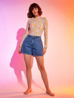 Mono De Baño Con Cierre Trasero - AZUL -Zalaris Tienda mono de bano con cierre trasero azul zq281 1 frb8