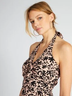 Mono Estampado Con Espalda Descubierta - FLO BL -Zalaris Tienda mono estampado con espalda descubierta flo bl avj86 1 frb2