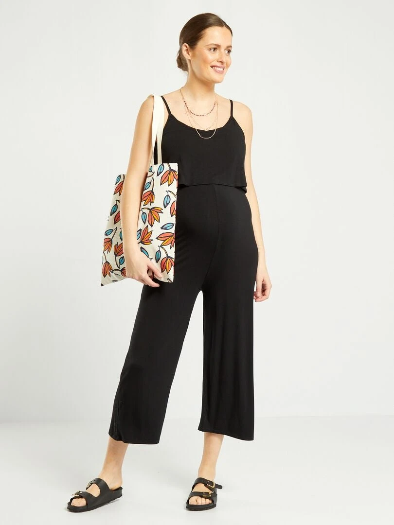 Mono Premamá De Tirantes - Negro 3 Mono Premamá De Tirantes - Negro