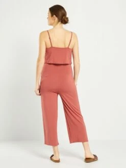 Mono Premamá De Tirantes - ROJO 9 Mono Premamá De Tirantes - ROJO -Zalaris Tienda mono premama de tirantes rojo aeh89 2 frb4