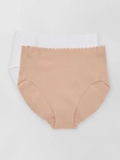 Pack De 2 Braguitas Body Touch 'DIM' - BEIGE