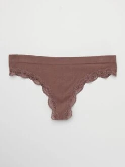 Pack De 2 Braguitas Brasileñas Sin Costuras - MARRON -Zalaris Tienda pack de 2 braguitas brasilenas sin costuras marron zd133 1 frb7