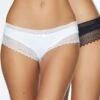 Pack De 2 Culotes Sexy 'DIM' - Negro/blanco