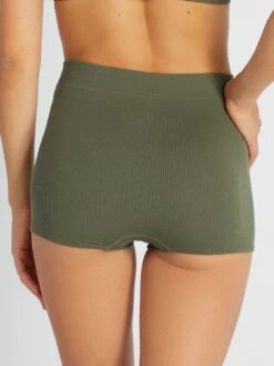 Pack De 2 Culottes De Canalé - Negro -Zalaris Tienda pack de 2 culottes de canale negro aje70 1 frb3