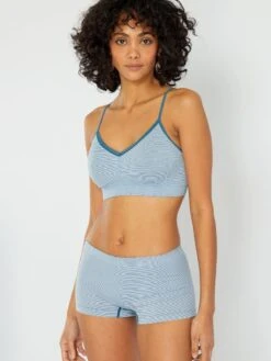 Pack De 2 Culottes Sin Costuras 'Billet Doux' - Blanco/azul -Zalaris Tienda pack de 2 culottes sin costuras billet doux blancoazul vr485 23 frb4