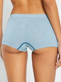 Pack De 2 Culottes Sin Costuras 'Billet Doux' - Blanco/azul -Zalaris Tienda pack de 2 culottes sin costuras billet doux blancoazul vr485 23 frb6