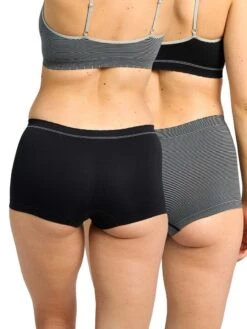 Pack De 2 Culottes Sin Costuras 'Billet Doux' - Negro -Zalaris Tienda pack de 2 culottes sin costuras billet doux negro vr485 3 frb3