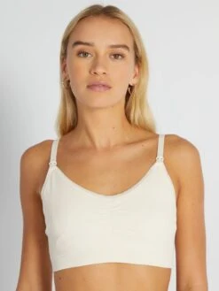 Pack De 2 Sujetadores De Lactancia - BEIGE -Zalaris Tienda pack de 2 sujetadores de lactancia beige aiz54 1 frb3