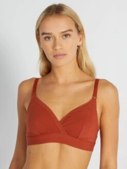 Pack De 2 Sujetadores De Lactancia De Algodón - FANTASEADO -Zalaris Tienda pack de 2 sujetadores de lactancia de algodon fantaseado zb468 5 frb3