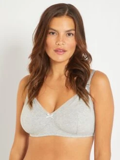 Pack De 2 Sujetadores De Lactancia - Gris -Zalaris Tienda pack de 2 sujetadores de lactancia gris vo321 2 frb4