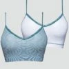 Pack De 2 Tops 'Billet Doux' - Blanco/azul